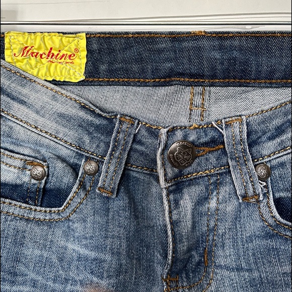 Distressed Machine Jeans - Picture 2 of 9